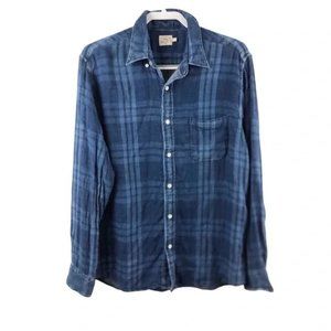 Faherty Plaid Flannel Shirt (Men's Large)